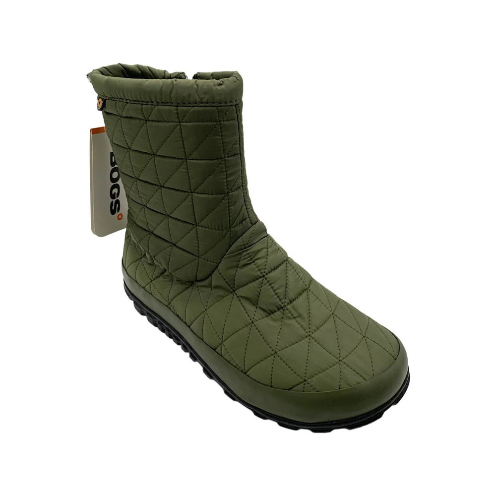 BOGS Women's Snowday II Mid Snow Ankle Boot Loden/Green - Medium